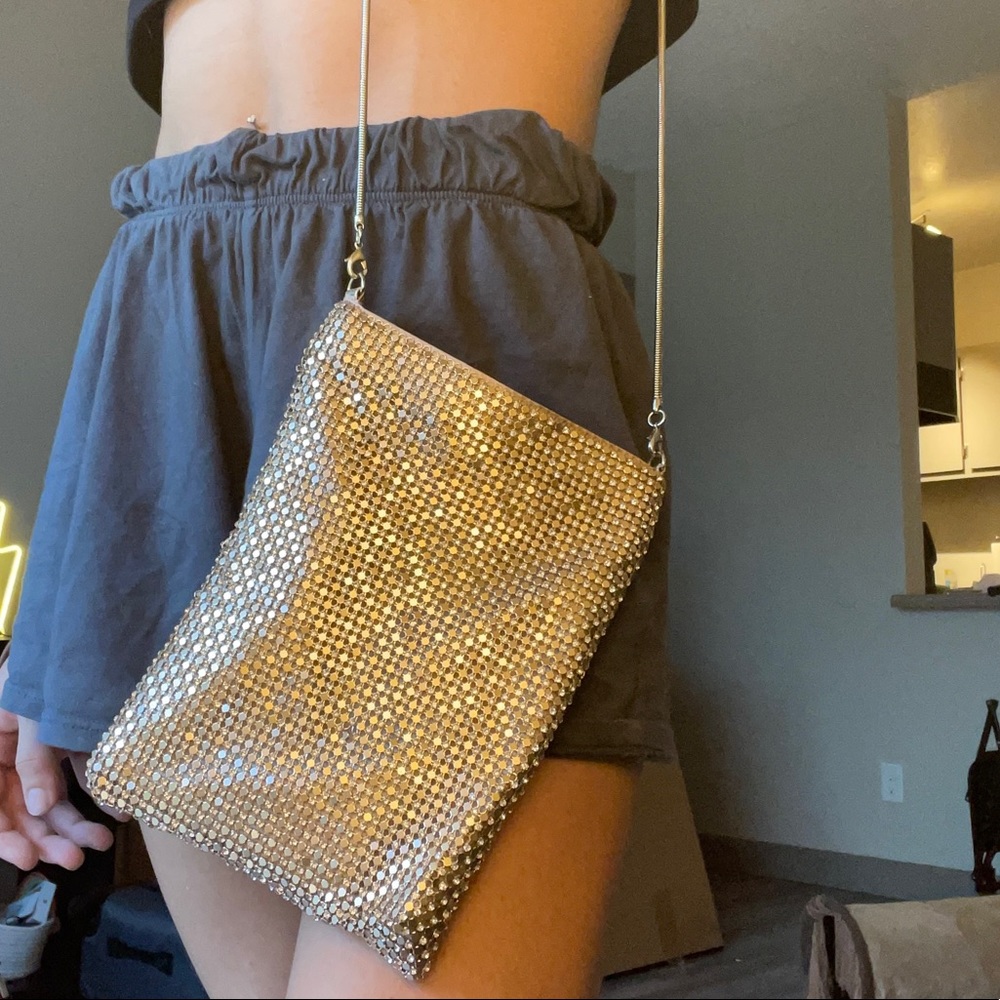 Nordstrom gold Crossbody bag
